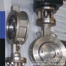 Stainless Steel Bare Shaft Half Lug Wafer Butterfly Valve